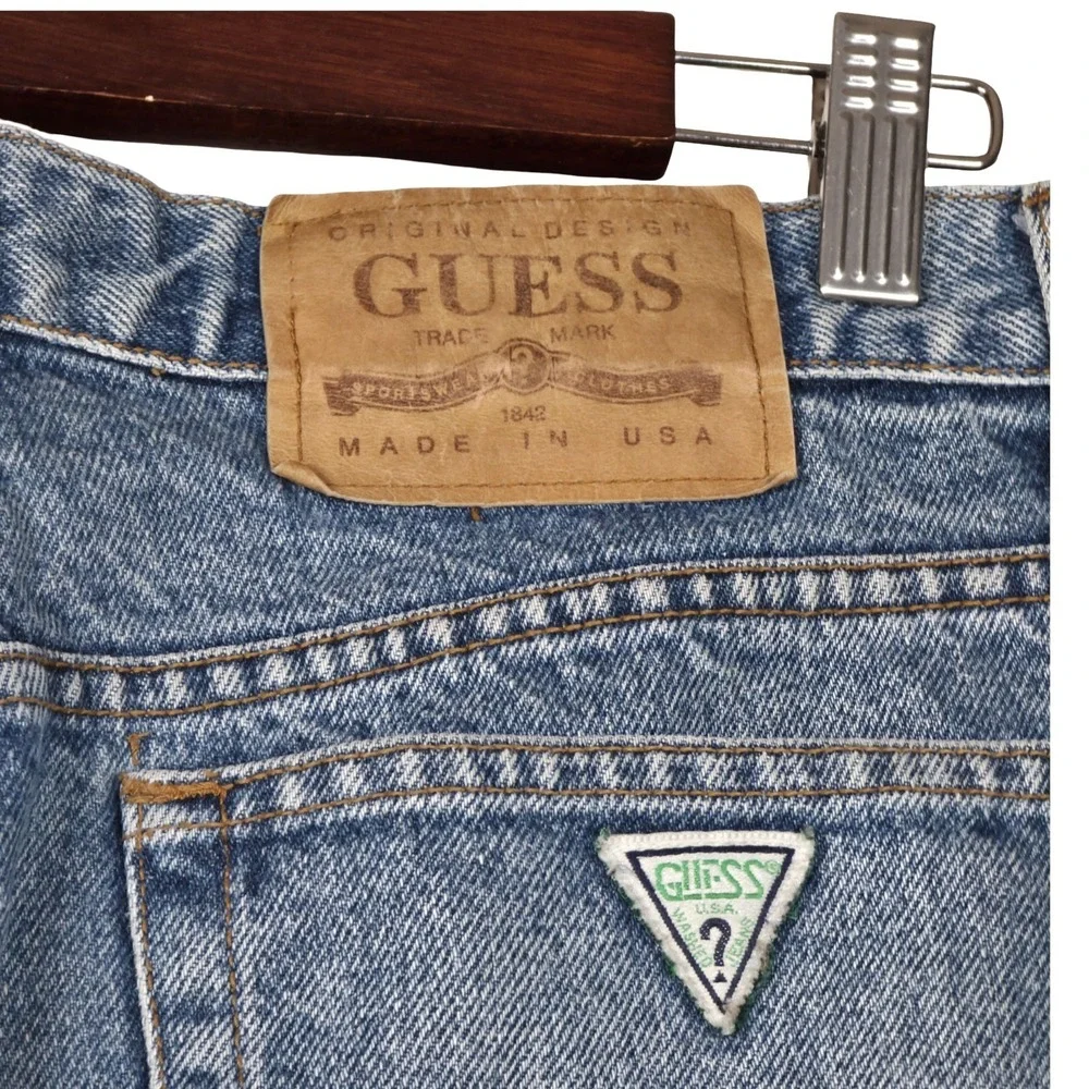 Vintage Guess Georges‎ Marciano Jeans Made in USA 36 x 32 Stained Workwear 10001